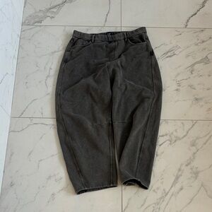 Dark Gray Denim Pants